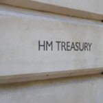 exterior of HM Treasury, London