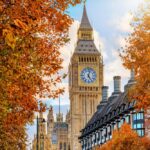 Westminster, London, in autumn.